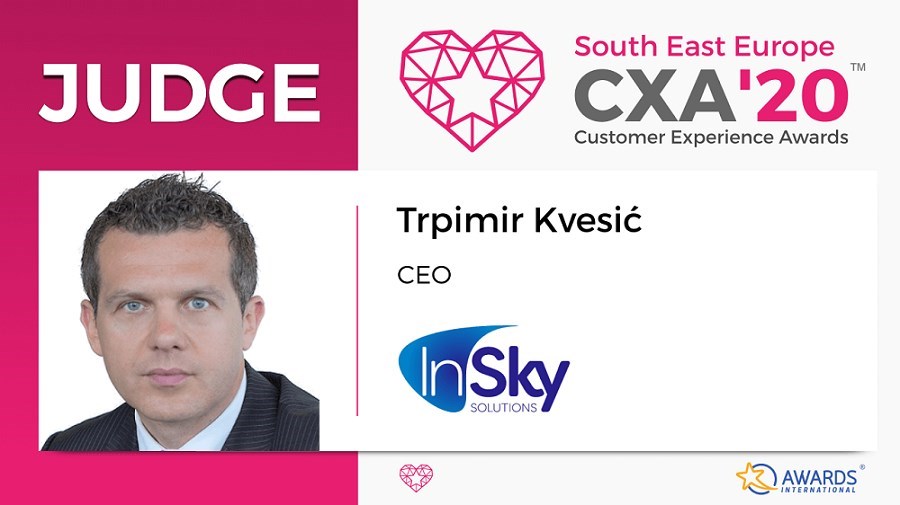 Trpimir Kvesic Member of the Judging Committee of the SouthEast Europe Customer Experience Awards